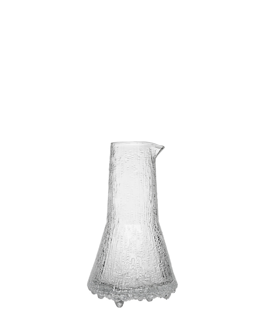 เหยือกแก้ว Ultima Thule จาก Iittala พื้นผิวแก้วลวดลายน้ำแข็ง แรงบันดาลใจจากธรรมชาติอาร์กติก ดีไซน์โดย Tapio Wirkkala จากฟินแลนด์ นำเข้าโดย Old Pine Trees