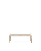 ม้านั่ง UMI ไม้แอชลายธรรมชาติ สานป่านธรรมชาติ แฮนด์เมด สไตล์มินิมอลนอร์ดิก จาก MAKE Nordic ออกแบบโดย Jennifer Cena