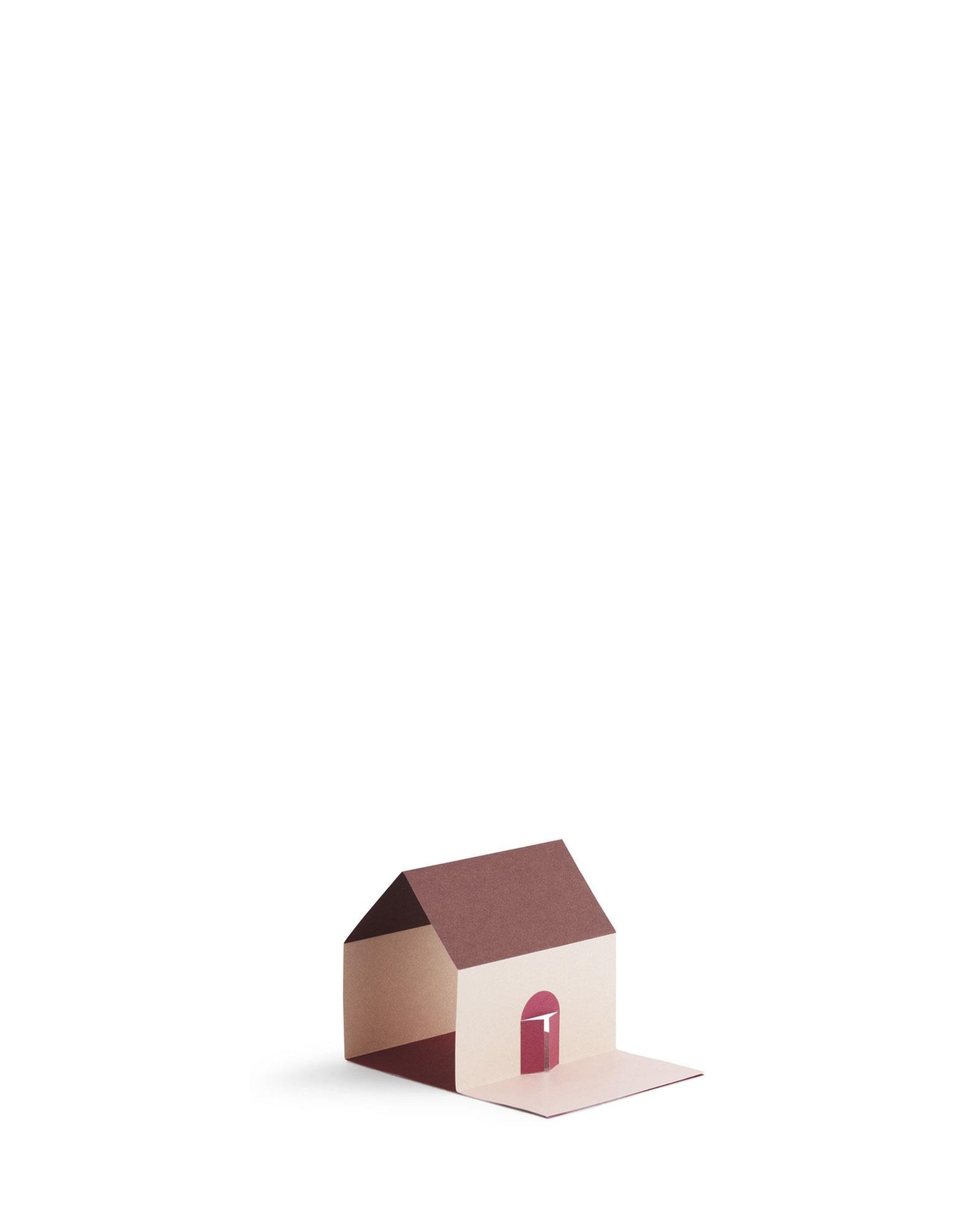 กระดาษโน้ต Sticky Notes Normann Copenhagen รุ่น House Pink สีชมพู พับเป็นบ้านได้ พร้อมกาวด้านบน — จำหน่ายโดย Old Pine Trees