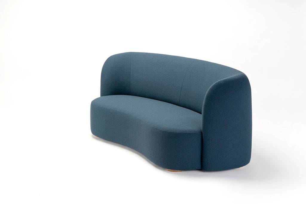 Karimoku New Standard Polar Sofa 2-Seater โซฟาเบาะบุผ้าฐานไม้โอ๊ค ออกแบบโดย Moritz Schlatter