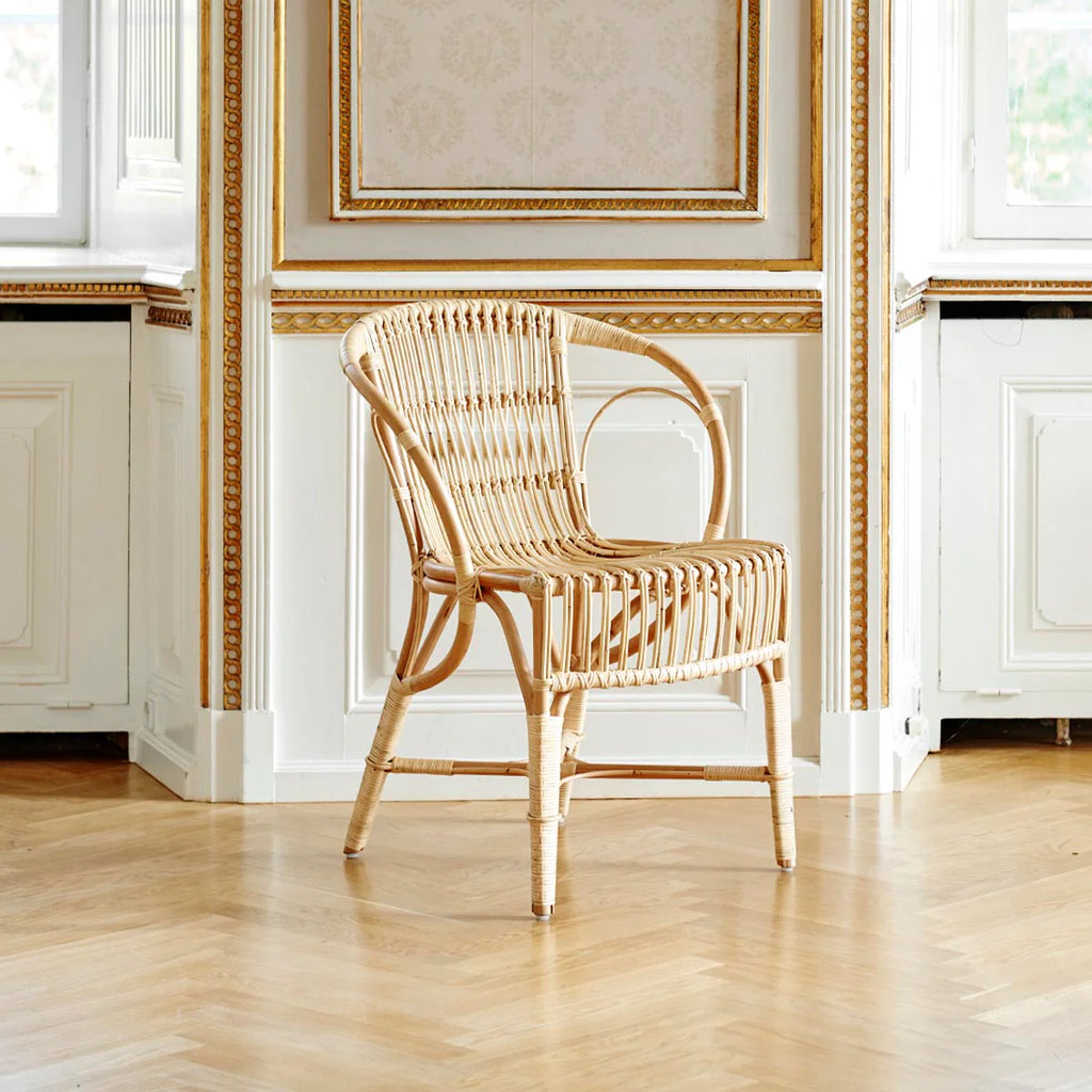 Sika Design Robert Dining Chair เก้าอี้กินข้าวหวาย โครงสร้าง rattan ขนาด 46×43×2 ซม.