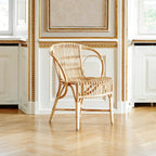 Sika Design Robert Dining Chair เก้าอี้กินข้าวหวาย โครงสร้าง rattan ขนาด 46×43×2 ซม.