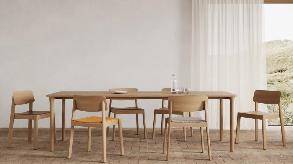 TAKT Forma Chair เก้าอี้ไม้โอ๊ค stackable dining chair ดีไซน์มินิมอล