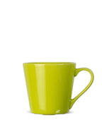 แก้ว Brazil สีเขียว Pantone 583C จาก Sagaform ผลิตจากสโตนแวร์ ดีไซน์เรียบ ทนทาน ใช้กับเครื่องล้างจานและไมโครเวฟได้ เหมาะสำหรับใช้งานทุกวัน