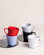 แก้ว Brazil สีฟ้าอ่อน Pantone 651C จาก Sagaform ผลิตจากสโตนแวร์ ดีไซน์เรียบ ทนทาน ใช้กับเครื่องล้างจานและไมโครเวฟได้ เหมาะสำหรับใช้งานทุกวัน