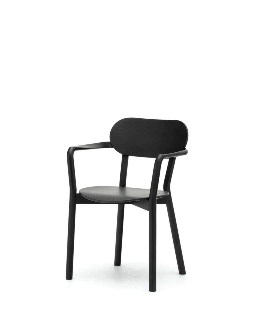 เก้าอี้ Karimoku New Standard Castor Armchair Plus เก้าอี้ไม้โอ๊คญี่ปุ่นพร้อมที่วางแขน เหมาะสำหรับโต๊ะอาหาร ห้องประชุม และพื้นที่ใช้งานภายใน