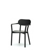 เก้าอี้ Karimoku New Standard Castor Armchair Plus เก้าอี้ไม้โอ๊คญี่ปุ่นพร้อมที่วางแขน เหมาะสำหรับโต๊ะอาหาร ห้องประชุม และพื้นที่ใช้งานภายใน
