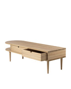 FDB Møbler F24 Bench โดย Mot & Bergstrøm ม้านั่งอเนกประสงค์ไม้โอ๊กพร้อมลิ้นชัก มีสองขนาด Small และ Large ดีไซน์ปี 2017