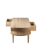 FDB Møbler F24 Bench โดย Mot & Bergstrøm ม้านั่งอเนกประสงค์ไม้โอ๊กพร้อมลิ้นชัก มีสองขนาด Small และ Large ดีไซน์ปี 2017