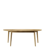 FDB Møbler D103 Anholt โต๊ะกาแฟไม้โอ๊กทรง organic asymmetric ดีไซน์โดย Mot & Bergstrøm ปี 2019