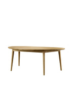 FDB Møbler D103 Anholt โต๊ะกาแฟไม้โอ๊กทรง organic asymmetric ดีไซน์โดย Mot & Bergstrøm ปี 2019