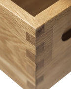 FDB Møbler C67 Butler Desk โต๊ะทำงานไม้โอ๊กดีไซน์มินิมอลโดย Foersom & Hiort-Lorenzen พร้อมลิ้นชักสอดสองด้าน มีสองขนาด 120 และ 156 ซม.