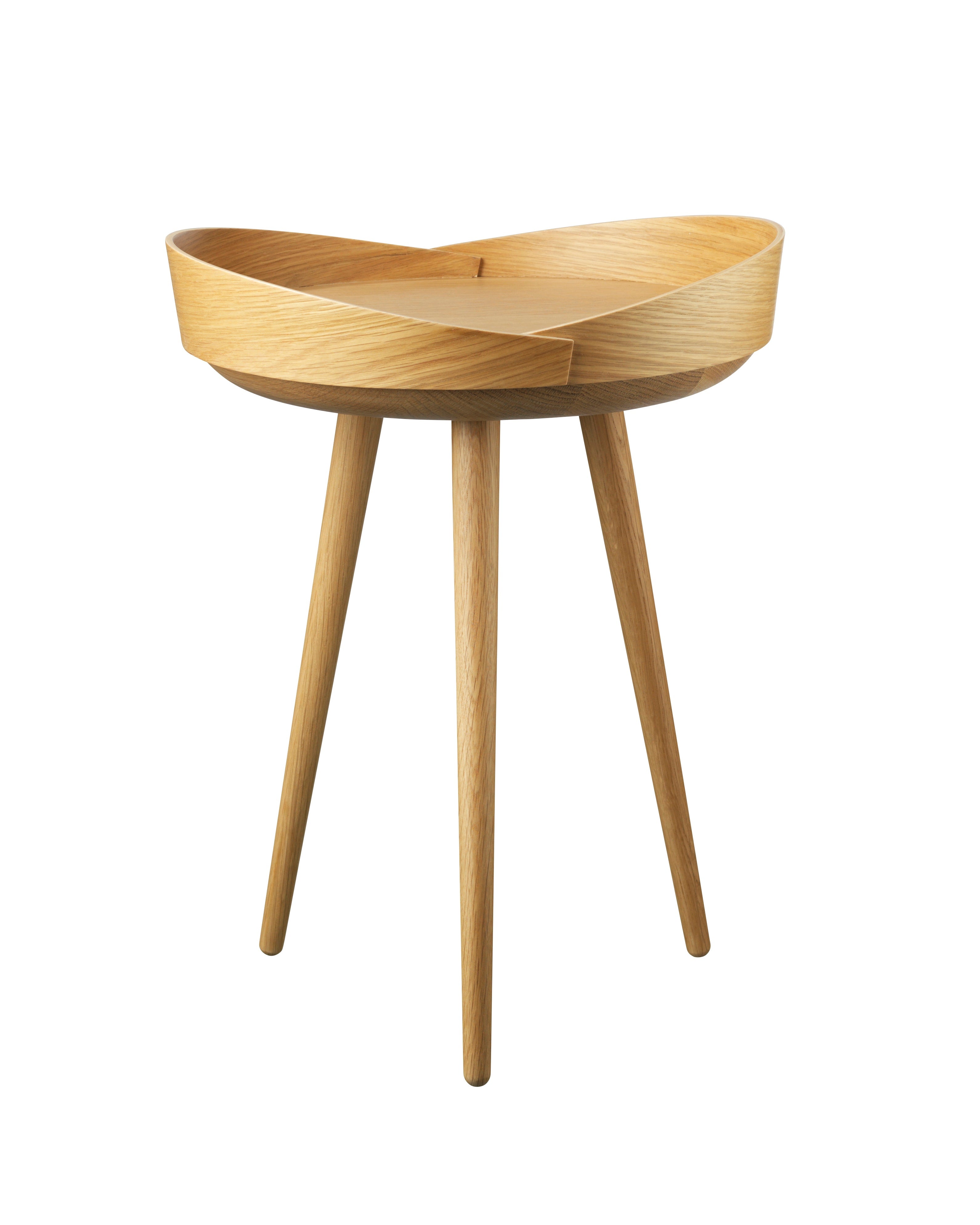 FDB Møbler D106 Bakketop โต๊ะถาดไม้โอ๊กดีไซน์มินิมอล มีสองสี Oak Nature และ Oak Black ออกแบบโดย Philip Bro