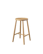 FDB Møbler J27C Counter Stool โดย Børge Mogensen ม้านั่งเคาน์เตอร์ไม้โอ๊ก/บีช ที่นั่งไม้เรียบ ดีไซน์คลาสสิกปี 1949