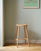 FDB Møbler J27C Counter Stool โดย Børge Mogensen ม้านั่งเคาน์เตอร์ไม้โอ๊ก/บีช ที่นั่งไม้เรียบ ดีไซน์คลาสสิกปี 1949