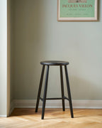 FDB Møbler J27C Counter Stool โดย Børge Mogensen ม้านั่งเคาน์เตอร์ไม้โอ๊ก/บีช ที่นั่งไม้เรียบ ดีไซน์คลาสสิกปี 1949