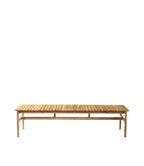 FDB Møbler M10 Sammen Bench ม้านั่งไม้ teak สำหรับ outdoor แบบไม่มีพนักพิง ออกแบบโดย Thomas E. Alken