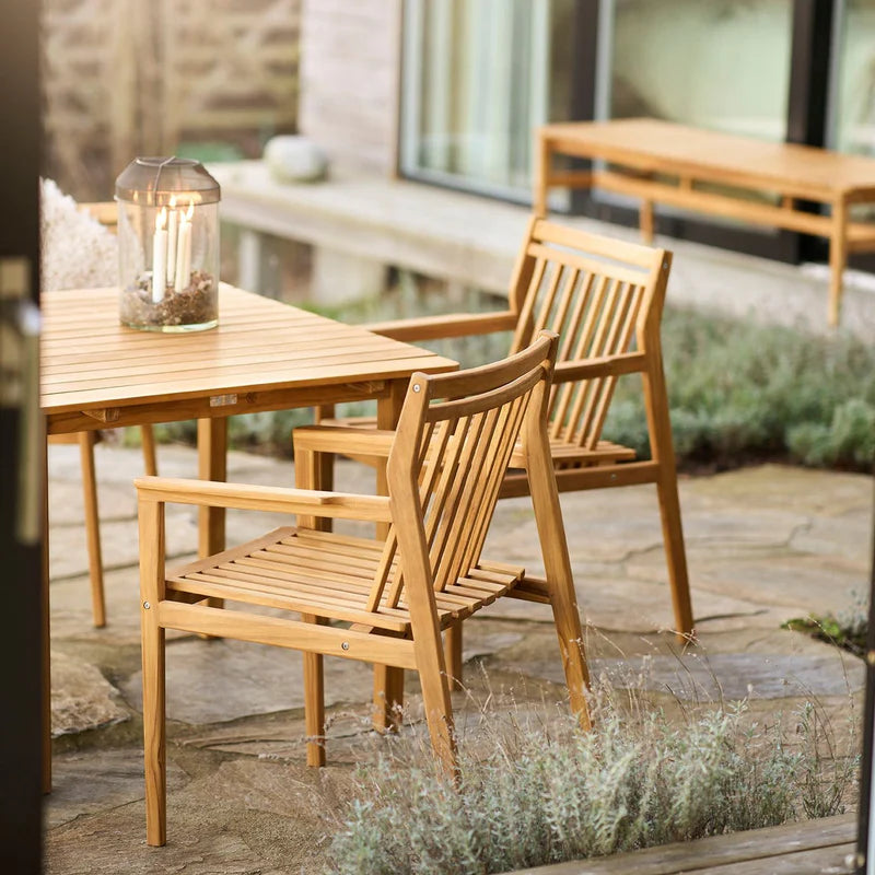 FDB Møbler M1 Together Garden Chair เก้าอี้ outdoor ไม้ teak ออกแบบโดย Thomas E. Alken
