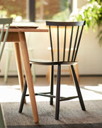 FDB Møbler J46 Chair โดย Poul M. Volther ทำจากไม้บีช/โอ๊ค ดีไซน์พนักพิงซี่ไม้ปี 1956 เคลือบผิวน้ำแบบ lacquered