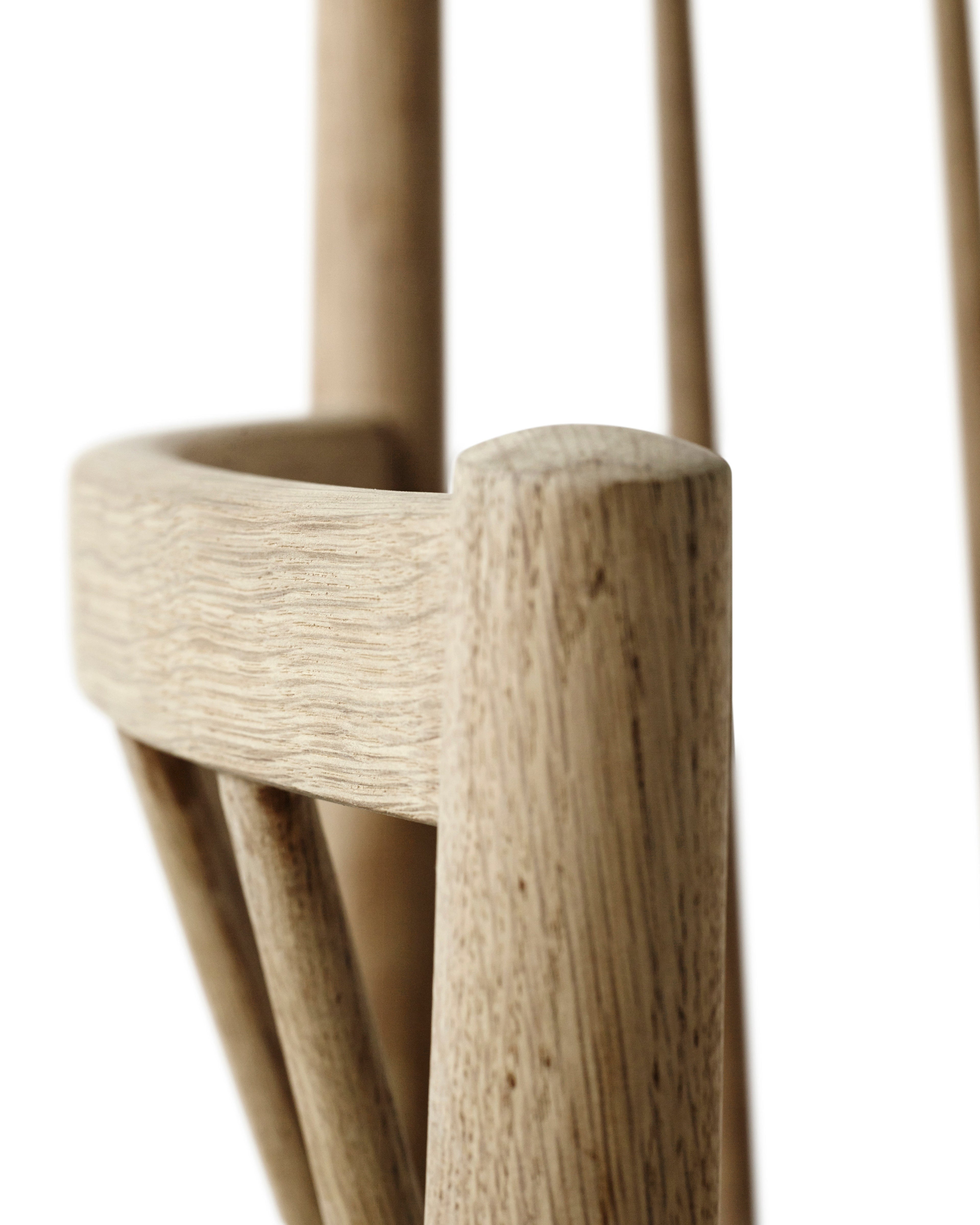 FDB Møbler J81 Chair โดย Jørgen Bækmark โครงไม้โอ๊ก ที่นั่งกระดาษถัก natural ดีไซน์คลาสสิกปี 1962