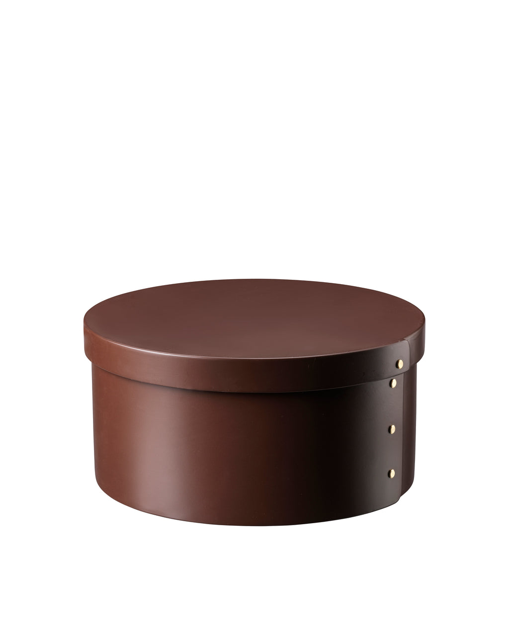 กล่องทรงกลม Drejø จาก FDB Møbler ทำจากไม้โอ๊ควีเนียร์ สีธรรมชาติและสีทึบ 4 แบบ ดีไซน์เรียบแบบ Shaker ใช้เก็บของหรือวางซ้อนตกแต่งบ้าน มี 3 ขนาด