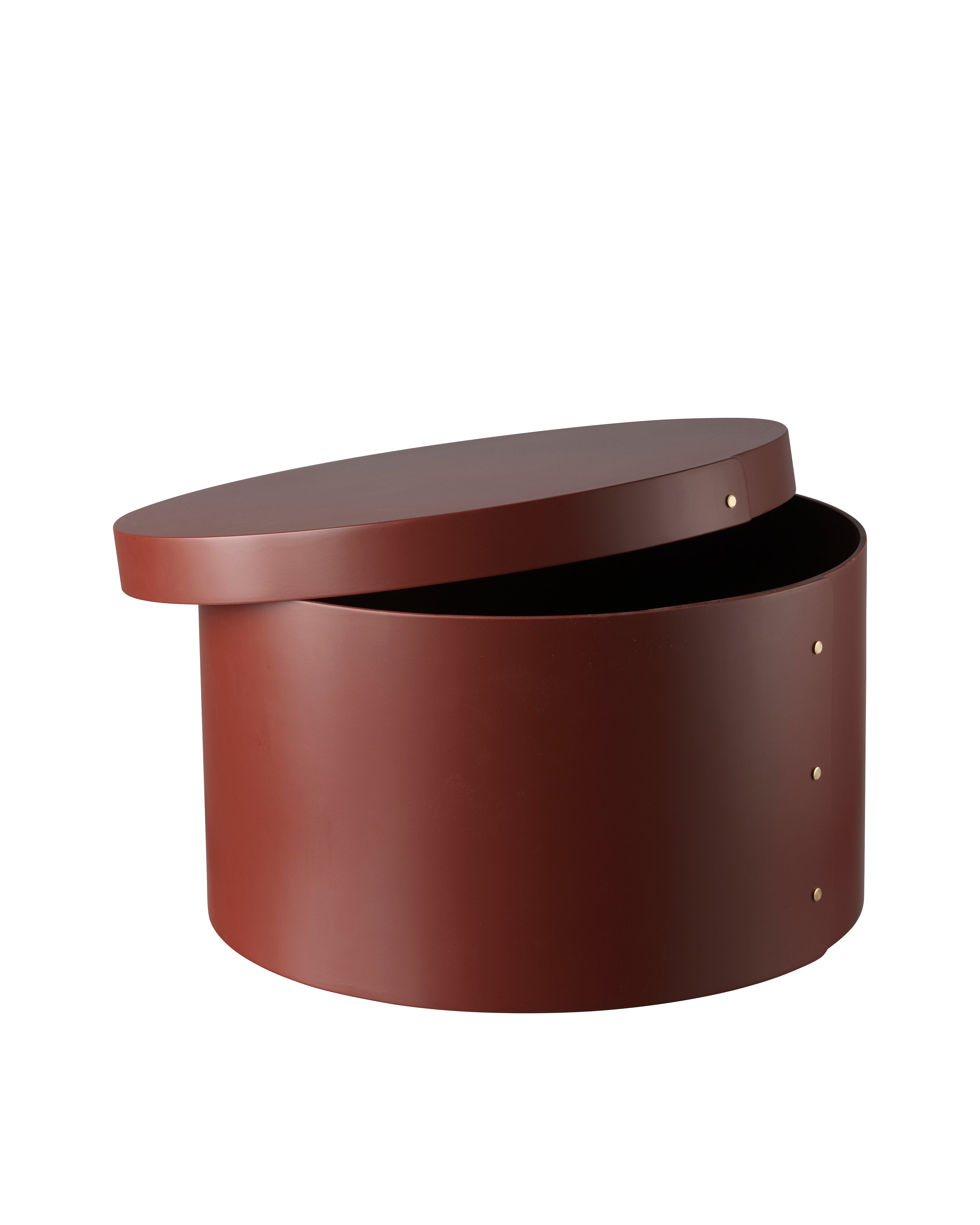 กล่องทรงกลม Drejø จาก FDB Møbler ทำจากไม้โอ๊ควีเนียร์ สีธรรมชาติและสีทึบ 4 แบบ ดีไซน์เรียบแบบ Shaker ใช้เก็บของหรือวางซ้อนตกแต่งบ้าน มี 3 ขนาด