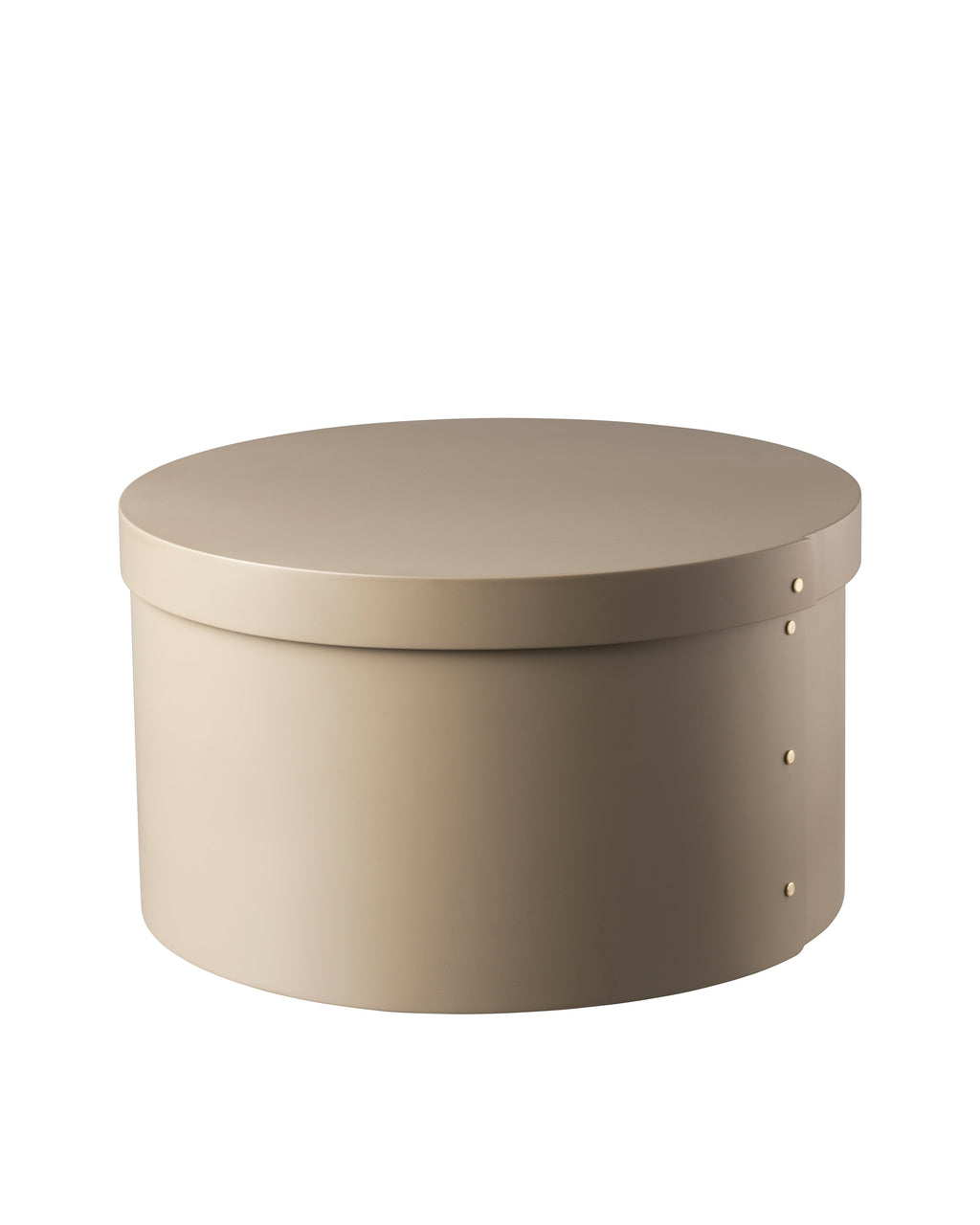 กล่องทรงกลม Drejø จาก FDB Møbler ทำจากไม้โอ๊ควีเนียร์ สีธรรมชาติและสีทึบ 4 แบบ ดีไซน์เรียบแบบ Shaker ใช้เก็บของหรือวางซ้อนตกแต่งบ้าน มี 3 ขนาด