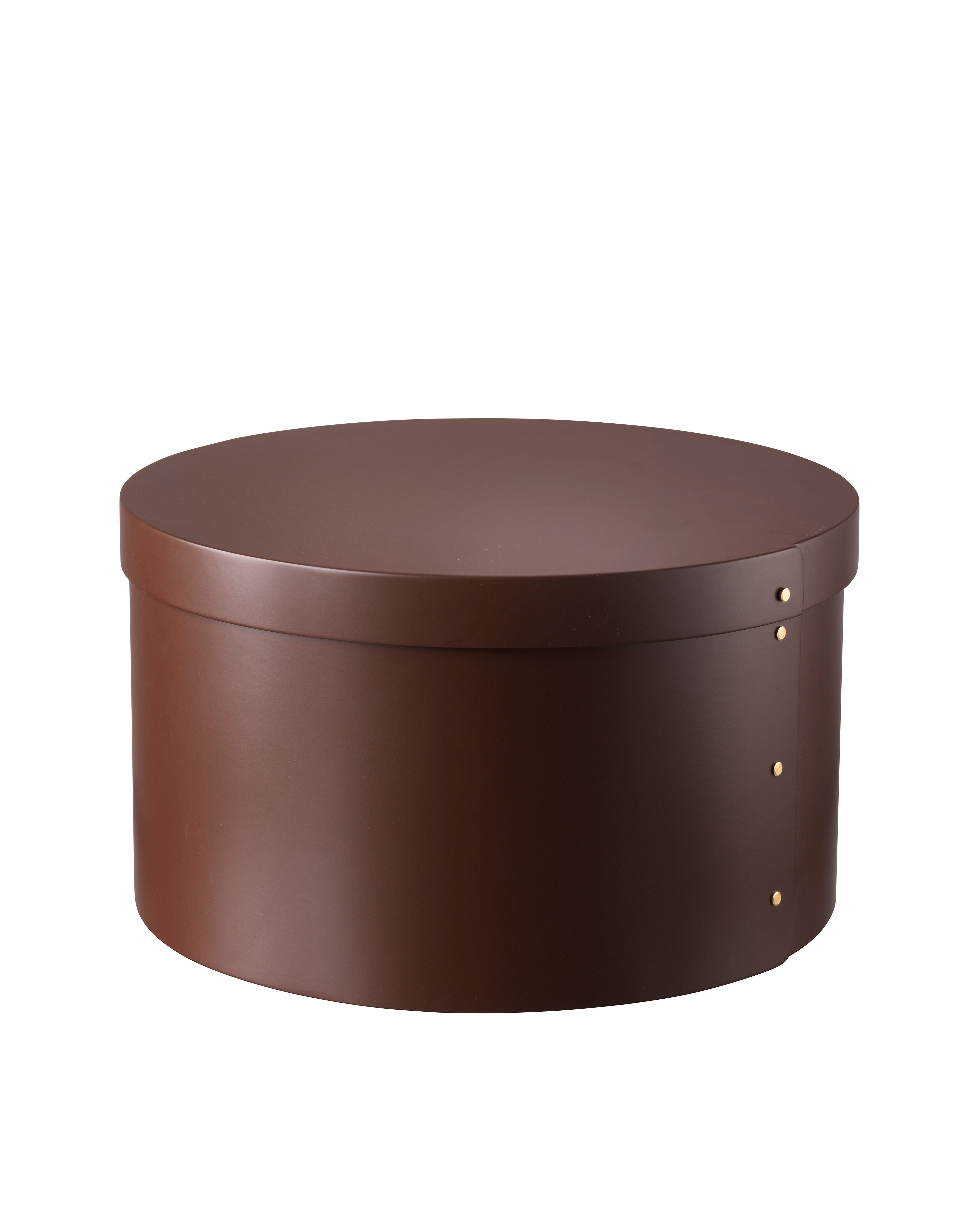 กล่องทรงกลม Drejø จาก FDB Møbler ทำจากไม้โอ๊ควีเนียร์ สีธรรมชาติและสีทึบ 4 แบบ ดีไซน์เรียบแบบ Shaker ใช้เก็บของหรือวางซ้อนตกแต่งบ้าน มี 3 ขนาด