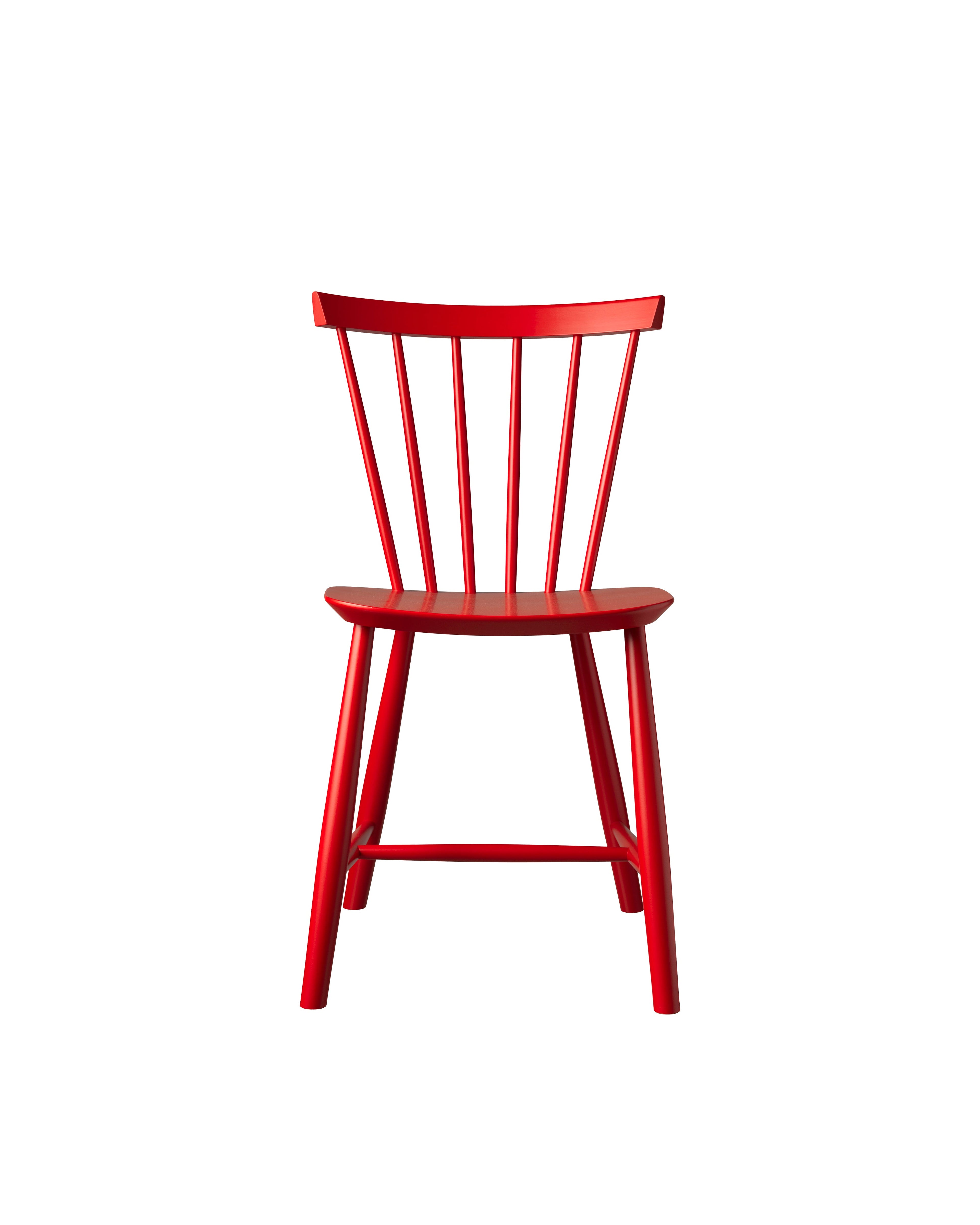 FDB Møbler J46 Chair โดย Poul M. Volther ทำจากไม้บีช/โอ๊ค ดีไซน์พนักพิงซี่ไม้ปี 1956 เคลือบผิวน้ำแบบ lacquered