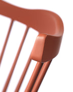 FDB Møbler J52G Rocking Chair โดย Børge Mogensen เก้าอี้โยกไม้โอ๊ก/บีช พนักพิงสไตล์ Windsor ดีไซน์ทศวรรษ 1950 เคลือบน้ำมัน