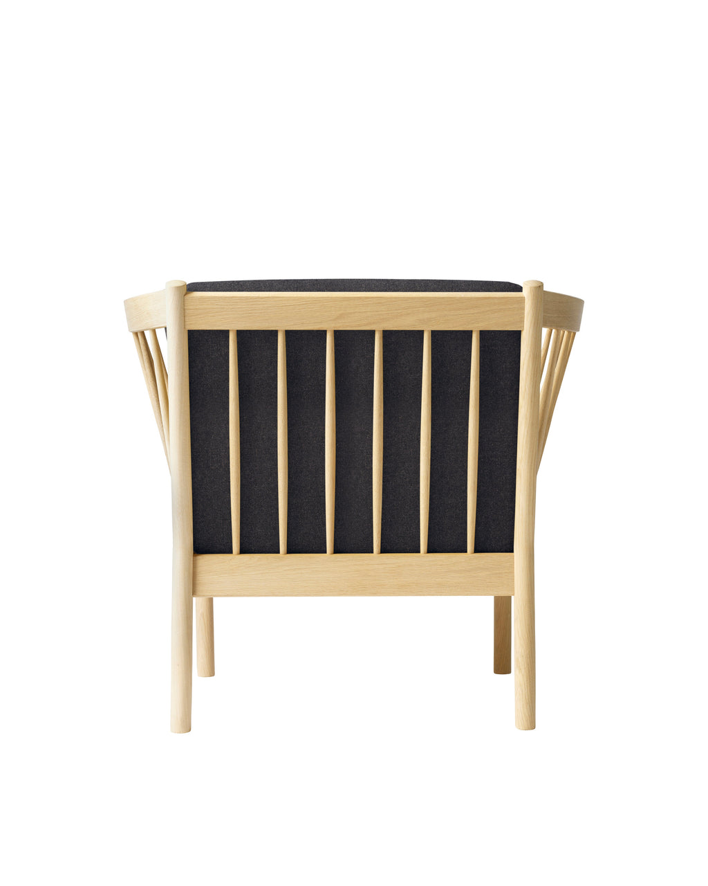 FDB Møbler J146 Armchair โดย Erik Ole Jørgensen โครงไม้โอ๊กเคลือบ lacquered พนักพิงแบบ spoke-back บุผ้าหรือหนัง ดีไซน์ปี 1978