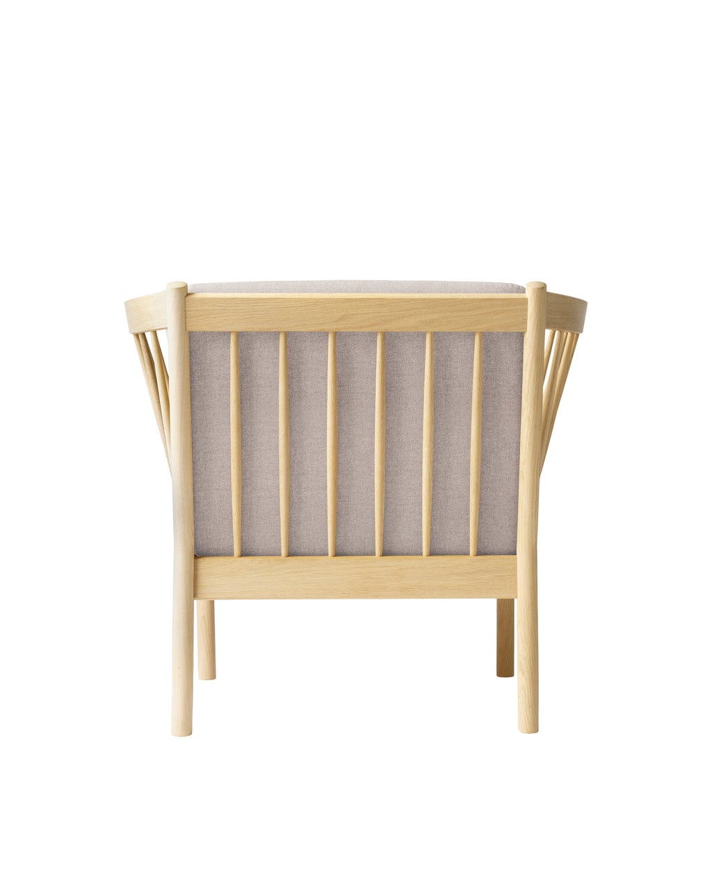 FDB Møbler J146 Armchair โดย Erik Ole Jørgensen โครงไม้โอ๊กเคลือบ lacquered พนักพิงแบบ spoke-back บุผ้าหรือหนัง ดีไซน์ปี 1978