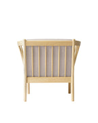 FDB Møbler J146 Armchair โดย Erik Ole Jørgensen โครงไม้โอ๊กเคลือบ lacquered พนักพิงแบบ spoke-back บุผ้าหรือหนัง ดีไซน์ปี 1978