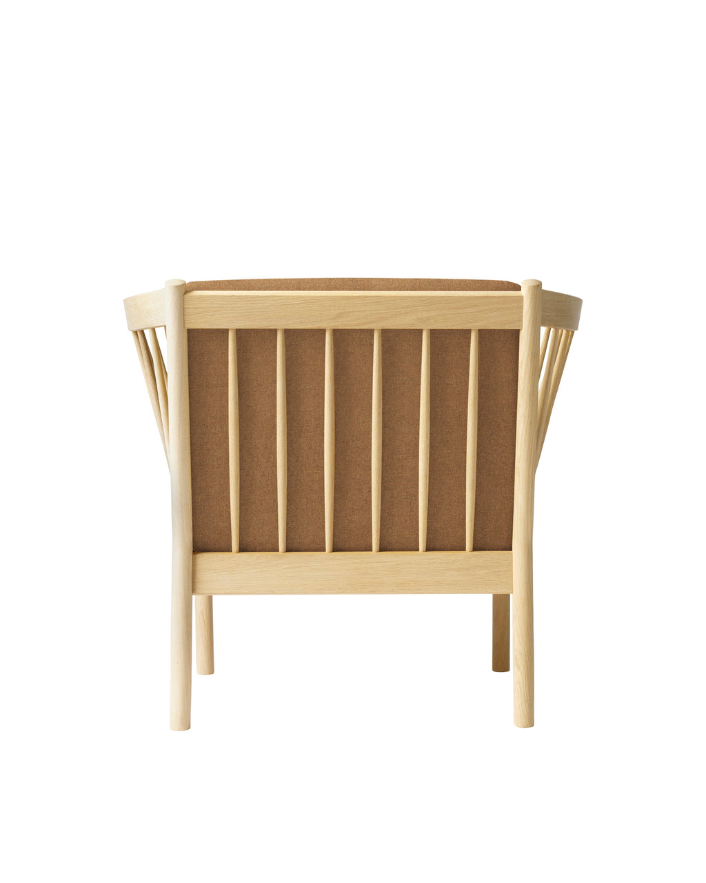 FDB Møbler J146 Armchair โดย Erik Ole Jørgensen โครงไม้โอ๊กเคลือบ lacquered พนักพิงแบบ spoke-back บุผ้าหรือหนัง ดีไซน์ปี 1978