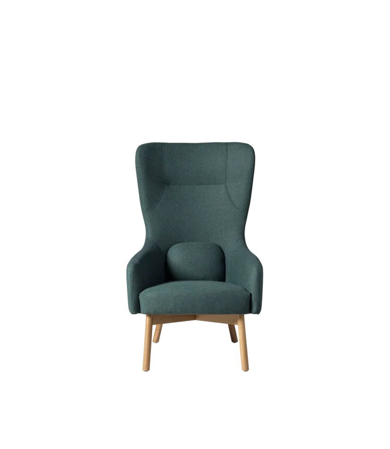 FDB Møbler L35 Gesja Wing Chair เก้าอี้วิงแชร์ไม้โอ๊คพร้อมเบาะผ้าดีไซน์สแกนดิเนเวียน ออกแบบโดย Foersom & Hiort-Lorenzen