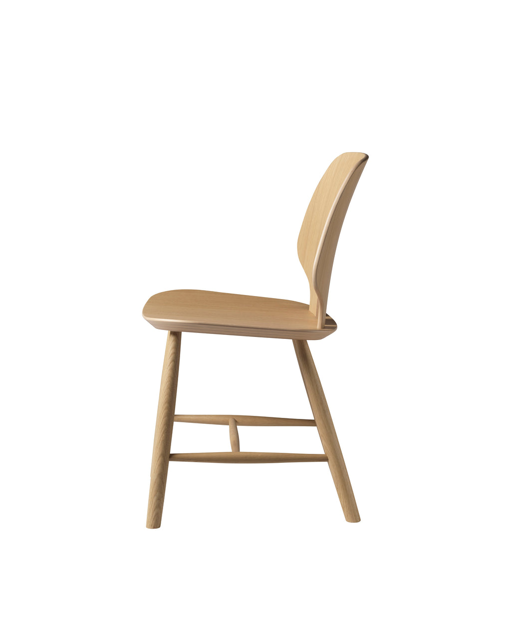 FDB Møbler J67 Chair โดย Ejvind A. Johansson ไม้โอ๊กสีธรรมชาติ พนักพิง signature ดีไซน์ปี 1957 เคลือบ lacquered water-based