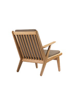 FDB Møbler J53 Armchair โดย Poul M. Volther โครงไม้โอ๊กเคลือบน้ำมัน บุผ้าเลือกได้หลายแบบ เช่น Monza, Cosmo, Grain, Main Line Flax ดีไซน์ปี 1953