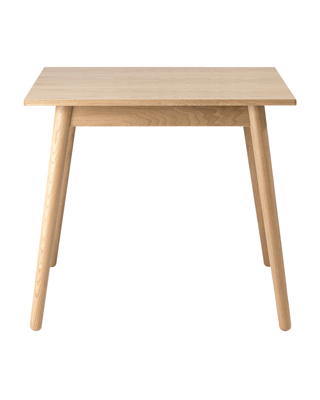 FDB Møbler C35 Dining Table Series โต๊ะไม้โอ๊กดีไซน์ปี 1957 โดย Poul M. Volther พร้อมตัวเลือกท็อปไม้โอ๊กและลิเนเลียม หลายขนาดและแผ่นต่อโต๊ะ (extension leaves)