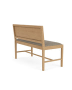 FDB Møbler J176 Sønderborg เบนช์ไม้โอ๊กเคลือบน้ำมัน พร้อมเบาะผ้า Meleret หรือ Ploegwool Blue ออกแบบโดย Mogens Koch