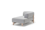 Karimoku New Standard Elephant Sofa Chaise Longue L โซฟาเชสลองเบาะบุผ้าฐานไม้เกาลัด ออกแบบโดย Christian Haas