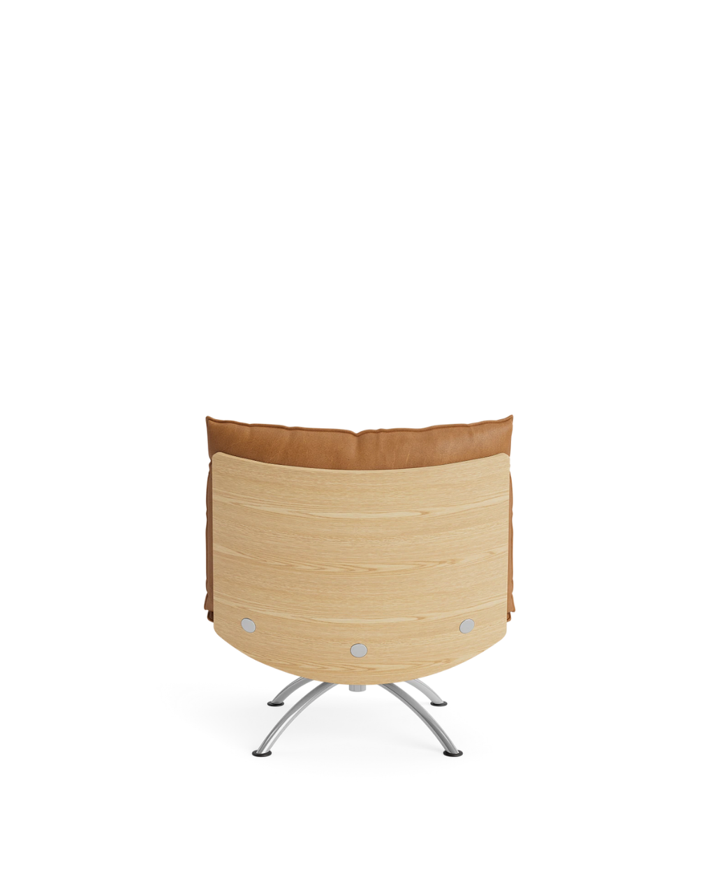 เก้าอี้หมุน PRIMETIME โครงไม้โอ๊ก เบาะฟองน้ำและดาวน์ สไตล์นอร์ดิก เหมาะกับมุมพักผ่อน จาก MAKE Nordic ออกแบบโดย Tom Stepp