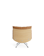 เก้าอี้หมุน PRIMETIME โครงไม้โอ๊ก เบาะฟองน้ำและดาวน์ สไตล์นอร์ดิก เหมาะกับมุมพักผ่อน จาก MAKE Nordic ออกแบบโดย Tom Stepp