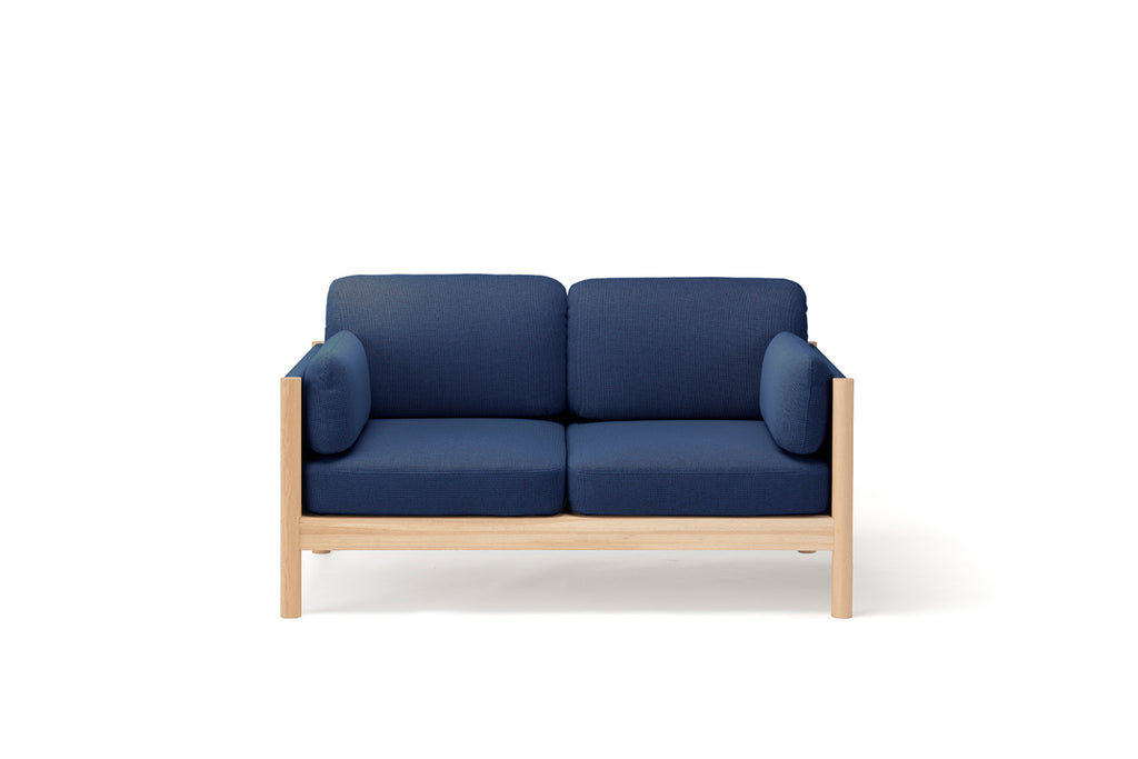 Karimoku New Standard Castor Lobby Sofa Plus 2-Seater โซฟาไม้โอ๊คญี่ปุ่นดีไซน์มินิมอลโดย BIG-GAME
