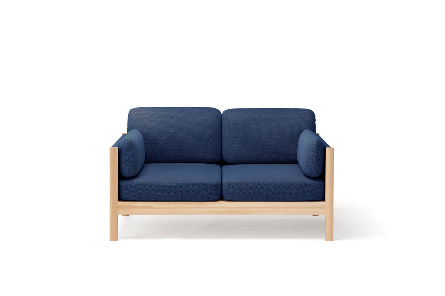 Karimoku New Standard Castor Lobby Sofa Plus 2-Seater โซฟาไม้โอ๊คญี่ปุ่นดีไซน์มินิมอลโดย BIG-GAME