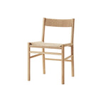 MAKE nordic CORD Dining Chair เก้าอี้ไม้โอ๊คที่นั่งสาน paper wicker ดีไซน์สแกนดิเนเวียนสำหรับโต๊ะอาหาร ออกแบบโดย Esben Pilgaard Jørgensen
