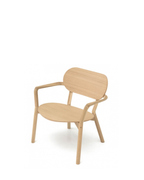Karimoku New Standard Castor Low Chair เก้าอี้เลานจ์ไม้โอ๊คญี่ปุ่นดีไซน์เรียบ สำหรับมุมนั่งเล่นและพื้นที่พักผ่อน