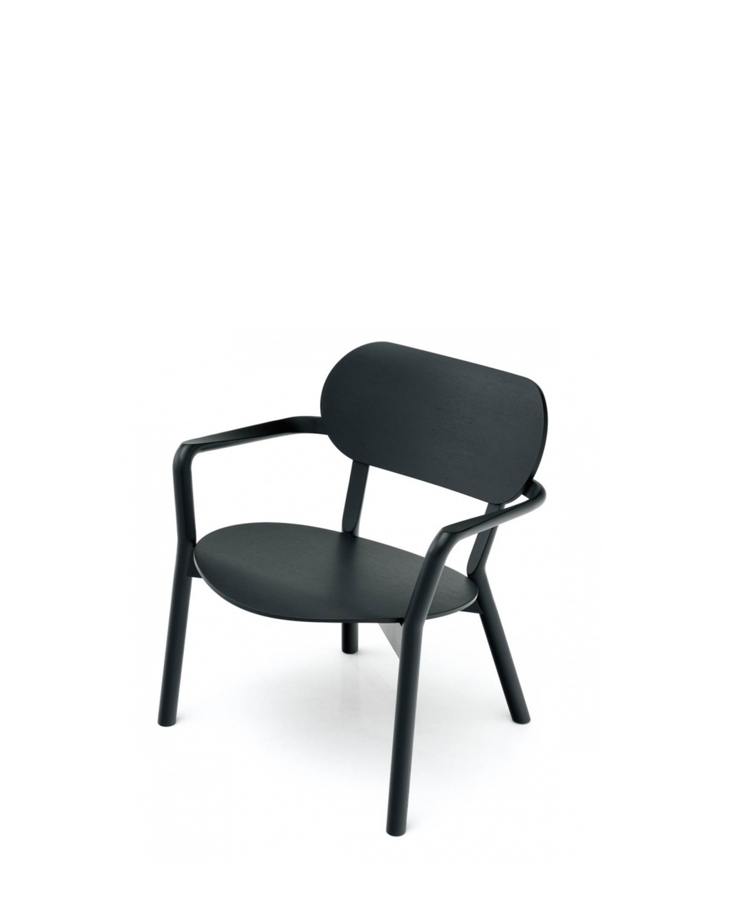 Karimoku New Standard Castor Low Chair เก้าอี้เลานจ์ไม้โอ๊คญี่ปุ่นดีไซน์เรียบ สำหรับมุมนั่งเล่นและพื้นที่พักผ่อน