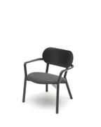 Karimoku New Standard Castor Low Chair Pad เก้าอี้เลานจ์ไม้โอ๊คญี่ปุ่นพร้อมเบาะหุ้มผ้า ดีไซน์เรียบ สำหรับพื้นที่พักผ่อนและพื้นที่รับรอง