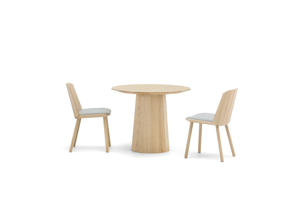 Karimoku New Standard Colour Wood Dining 95 โต๊ะอาหารไม้เกาลัดทรง 14 เหลี่ยม ออกแบบโดย Scholten & Baijings