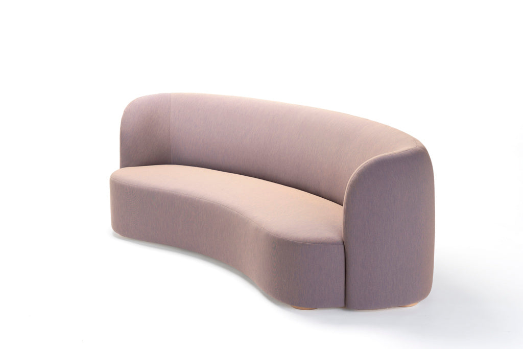 Karimoku New Standard Polar Sofa 3-Seater โซฟาเบาะบุผ้าฐานไม้โอ๊ค ออกแบบโดย Moritz Schlatter